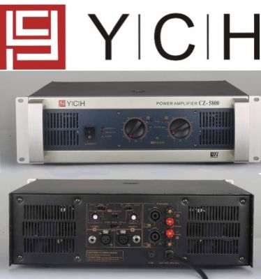 PROEURO TECH CZ-5800 พาวเวอร์แอมป์ YCH  CZ-5800 ขยาย เพาเวอร์ เครื่องขยายเสียง1200W