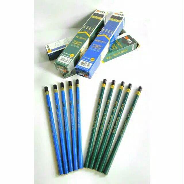 (isi 12pcs) Pensil 2B Merk Big | Lazada Indonesia