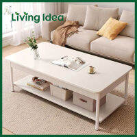 Living idea โต๊ะกลางโซฟา โต๊ะรับแขก 2ชั้น สไตล์มินิมอล โต๊ะหน้าโซฟา ??? เหมาะสำหรับวางในบ้าน