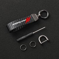 High-Grade Leather Motorcycle keychain Horseshoe Buckle Jewelry for Honda CBR1100XX CBR1100 XX cbr1100xx motorcycle Accessories