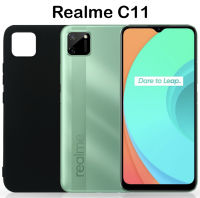 TPU CASE เคสโทรศัพท์ Realme C11 2021 เคสเรียวมี เคสซิลิโคน เคสนิ่ม สวยและบางมาก เคสสีดํา [ ส่งจากไทย ]