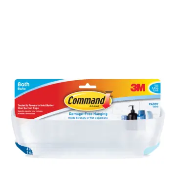 3m Bath12-es Command Corner Caddy With Water-resistant Strips for sale  online