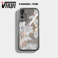 VRQR เคส Xiaomi Poco X3 GT 5G เคสกันกระแทกฟิล์มเลนส์ Meitong Sparkling Star ดอกชงโคสินค้าแฟชั่นเคสโทรศัพท์