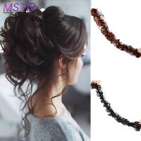 ☏ MSTN Women 39;s Long Synthetic Hair Ring Hair Piece Elastic Band Female Hair Bun Extention Wig Messy Hair Extensions