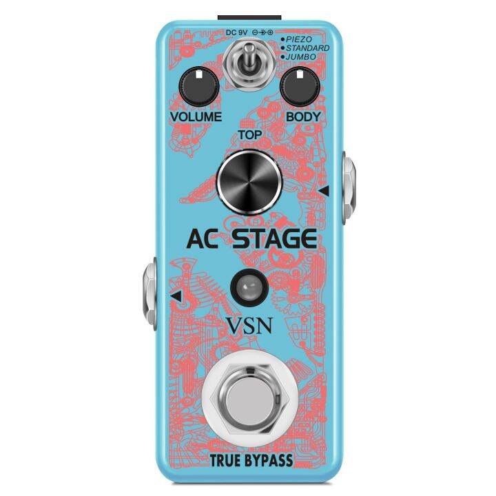 VSN LEF320 AC Stage Guitar Pedal Effect Analog Acoustic Pedals For