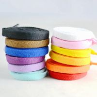 【HOT】¤◈☜ Flat Shoelaces Polyester Laces for Sneakers Sport Shoes 0.8 cm Wide - 180