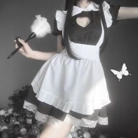 Sexy Cosplay Sweet Lolita Dress Japanese Maid Costume Anime Cosplay Kawaii Coffee Bar Uniform Women Halloween Outfit