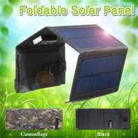 【จัดส่งจากปทุมธานี】70W พาวเวอร์แบงค์ พลังงานแสงอาทิตย์ Outdoor Foldable Solar Panels Cell 5V USB Portable Solar Smartphone Battery Charger for Tourism Camping Hiking 20W 30W 10W เครื่องชาร์จพลังงานแสงอาทิตย์กลางแจ้งพับได้ แบบพกพาพับพลังงาน แผงโซล่าเซลล์