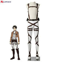 Attack On Titan เข็มขัดชุด Shingeki No Kyojin Recon Corps Harness Hookshot Eren คอสเพลย์เครื่องแต่งกายเข็มขัดปรับได้