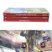 Longjia Tools 1pcs Game Card Storage Case กล่องใส่ตลับหมึกโปร่งใส SHELL for SWITCH NS with Book HOLDER FOR INSERT COVER