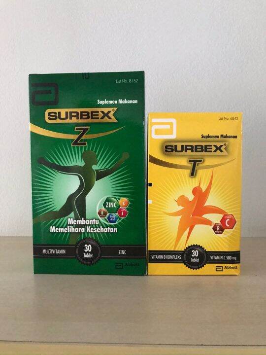 SURBEX T dan SURBEX Z | Multivitamin & Mineral | Lazada Indonesia