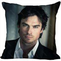 {ความคิดสร้างสรรค์การตกแต่งบ้าน} 40x40cm45x45cm ปลอกหมอนมีซิปริสต์แบนด์I Love Ian Somerhalder ปลอกหมอนสี่เหลี่ยมคริสต์มาส (ด้านเดียว)