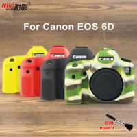 เคสนิ่ม Canon E6d กระเป๋ากล้องซิลิโคนเคสซิลิโคน Ruer เคสกล้องสำหรับ6D แคนนอนป้องกันตัวปกป้องตัวเครื่อง