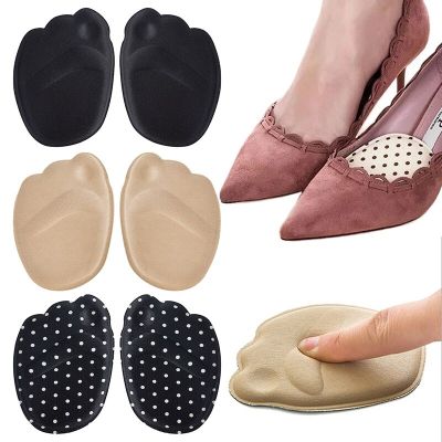 1 Pair Heel Pad Soft High Heels Insert Insole Foot Care Forefoot Half Yard Mat Arch Pain Relief Women Protector Shoe Cushion Shoes Accessories