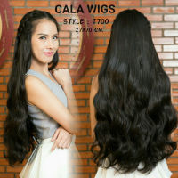 แฮร์พีช hairpiece แฮร์พีช calawigs ชิ้นหนาพิเศษไหมด้านเหมือนผมจริง แฮร์พีชลอนยาว รหัส T700 กว้าง27cm ยาว70cm