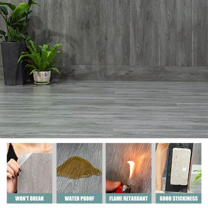 30X15cm Wooden Design selfadhesive floor stickers waterproof Adhesive