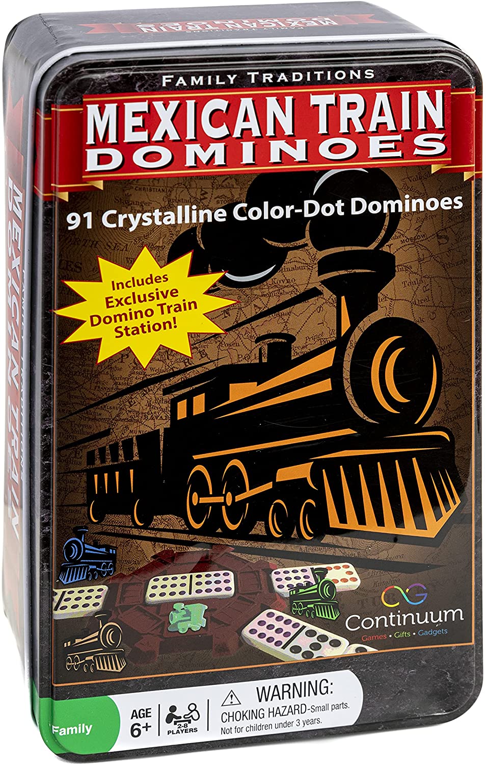 Pressman Dominoes Mexican Train Game 