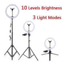 Led Ring Light with Tripod for Phone with Ring Light Rim for Mobile Round Ring Lamp for Selfie Ringh Light for Video Shooting