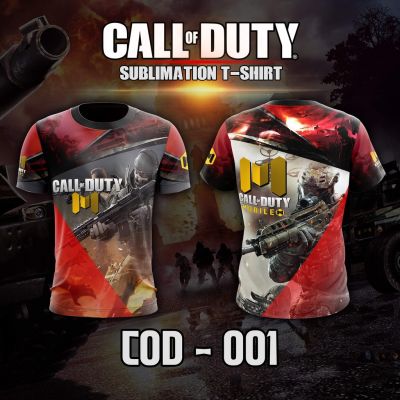 2023 New Fashion 3D Shirt Call Of Duty Full Sublimation T- Men T Size XS-4XL