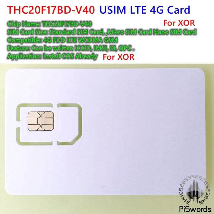 Belle Thc20f17bd V40 Chip Writable Programable 4g Blank Sim Card Nano Micro Usim Card With 4438