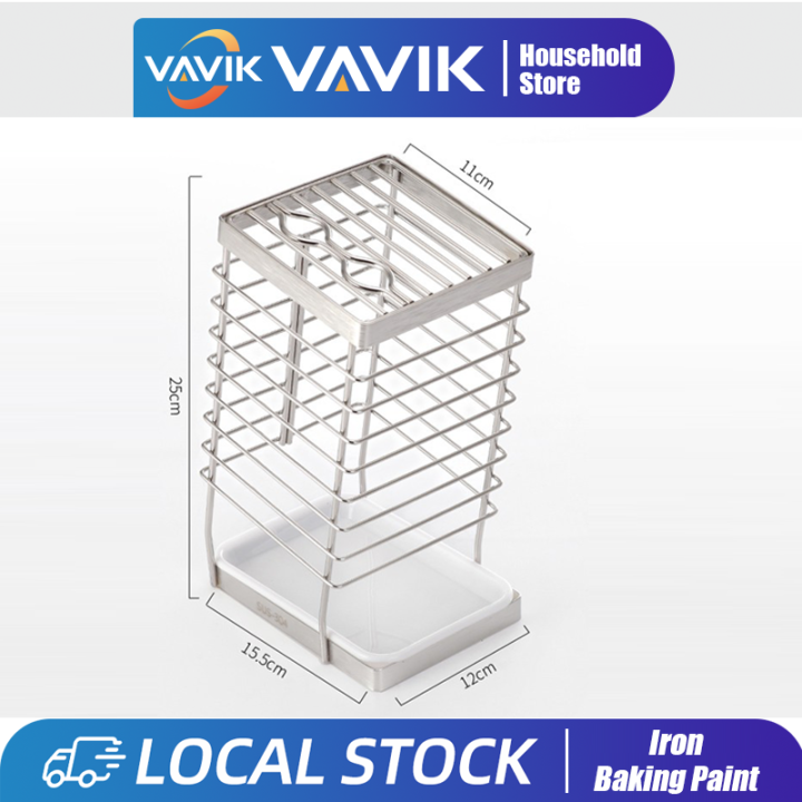 ที่วางมีดสแตนเลส-304-ชั้นวางของในครัว