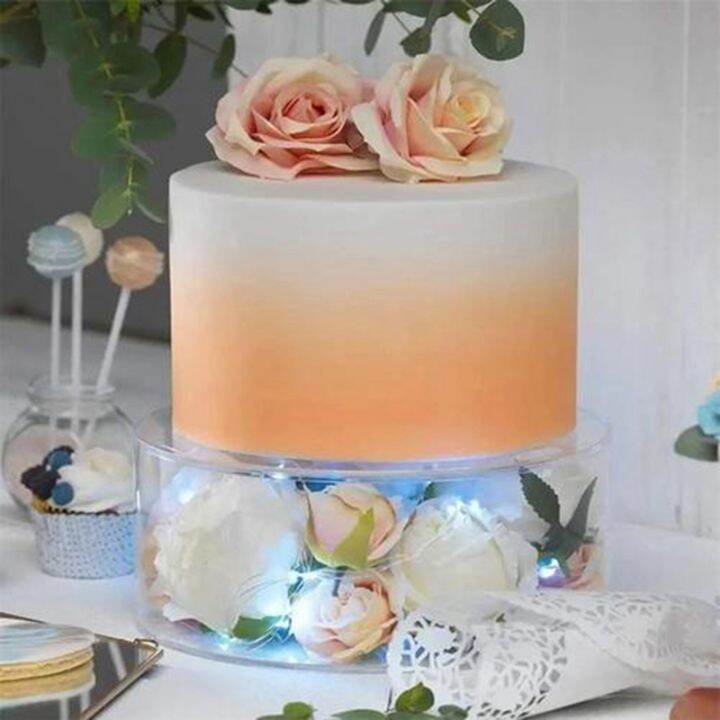 clear-acrylic-cake-stands-fillable-cake-box-round-cake-display-box-with-lid-decorative-centrepiece-box-for-wedding