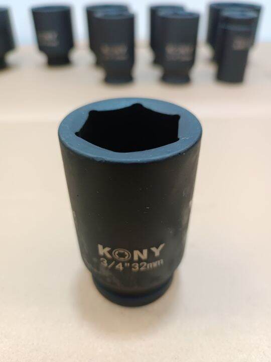 kony-ลูกบล็อกลม-ลูกบล็อกยาว-3-4-6หุน-เบอร์-32-มม-รุ่นงานหนัก-impact-socket