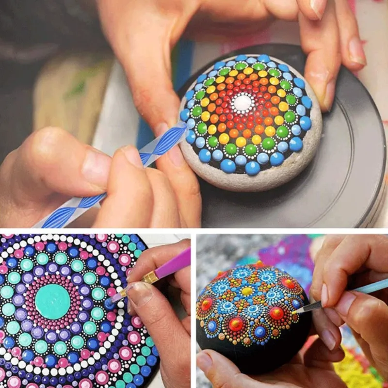  Mandala Dotting Tools Painting Kit - Rock Dot Paint