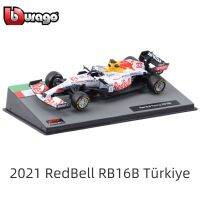 Urago รถ1:43 2021 Redbell RB16B โมเดลโมเดลโมเดลโมเดลรถที่สะสมได้จากตุรกี F1สูตร Mainan Mobil Balap