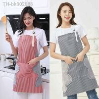 ✑☋№ Kitchen Apron Oxford Cloth Waterproof Oilproof Apron Creative Gift for Wife