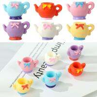 SOCIETY65TY7ไม้พุ่มแก้วกาแฟบ้านตุ๊กตามินิครีมหมากฝรั่งชุดน้ำชาอุปกรณ์ตุ๊กตาแต่งบ้าน