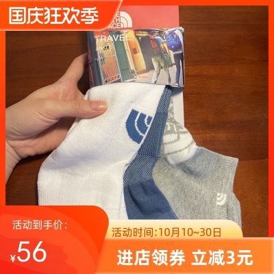 THE NORTH FACE Of The New Spring And Summer 2023 TheTHE NORTH FACEFace Socks Socks For Men And Women With The Elite Sports Socks ถุงเท้าดูดซับ