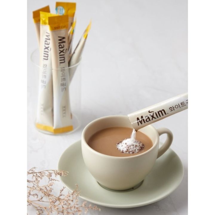 กาแฟเกาหลี-maxim-white-gold-แบ่งขายจากกล่องใหญ่-20t-ซองกาแฟสุดฮิต-อร่อย-หอม-กลมกล่มจากเกาหลี-no-box-ของแท้100