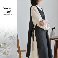 100 Cotton Waterproof Apron Gardening Florist Baking Coffee Shop Ceramics Handwork Restaurant Waiter Kitchen Chef Aprons