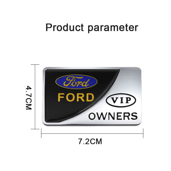 สติกเกอร์โลหะอเนกประสงค์สำหรับติดภายนอกรถสติกเกอร์ติดท้ายรถวงการเจาะจงเทอร์โบสำหรับรถฟอร์ด-kuga-mustang-f150-escape-aspire-everest
