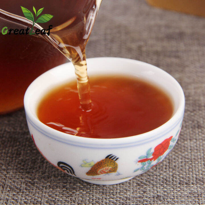 ขนาดมินิ-puer-tea-puerh-สุกของจีนพร้อมกล่อง250g-ใบชา