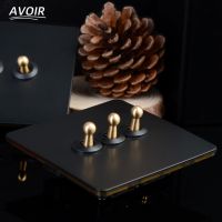 【DT】hot！ Avoir Wall 2 Way Gold Lever RetroToggle Usb Socket French Plug Outlet