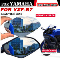 Cermin Convex Motosikal Meningkatkan Cermin Spion มองกระจกด้านข้าง untuk Yamaha YZF R7 2021 2022 2023 Aksesori