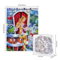 Raiponce Wooden Jigsaw Puzzle 500 Pieces Educational Toy Painting Art Decor Decompression toys 500pcs