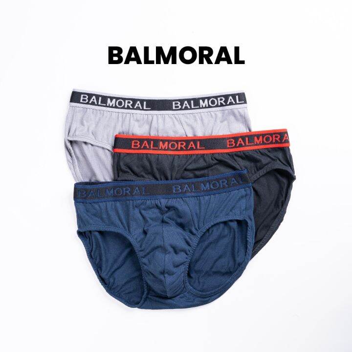 BALMORAL Daily Celana Dalam Pria 3 Pcs Cotton Blend Underwear Men's