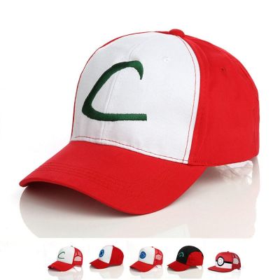 CHUI746 ปรับได้ปรับได้ ลำลองแบบสบายๆ ตัวอักษรตัวอักษรตัวอักษร หมวกกอล์ฟหมวก สีแดงเเดง ผ้าคอตตอน อะนิเมะ หมวกสไตล์เกาหลี หมวกเบสบอลโปเกมอน หมวกเบสบอลเด็กหญิง หมวกตัวอักษรปัก
