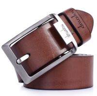 MR เข็มขัดหนัง เข็มขัดผู้ชาย - Mens leather belt รุ่น BLTM- ZH586 BITL-ZH686 BLTL-ZH786 (B99-03) ขนาด 3.5*132 ซ.ม จากร้าน Man Rewards