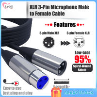 จัดส่ง】สามแกน XLR ชายกับหญิงสายไมโครโฟน22 Awg ตัวนำสายสัญญาณเสียง