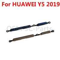 ปุ่มปรับระดับเสียงสายเคเบิ้ลยืดหยุ่นสำหรับ Huawei Y5 2019ขึ้นลงปุ่มควบคุมเครื่องเสียงอะไหล่ซ่อม