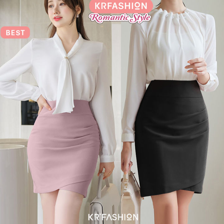 Chân váy công sở Hàn Quốc SK2102 KRfashion cao cấp, Váy nữ cao 2 ...
