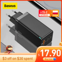 Baseus 65W GaN Charger Quick Charge 4.0 3.0 Type C PD USB Charger with QC 4.0 3.0 Portable Fast Charger For Laptop 12 Pro