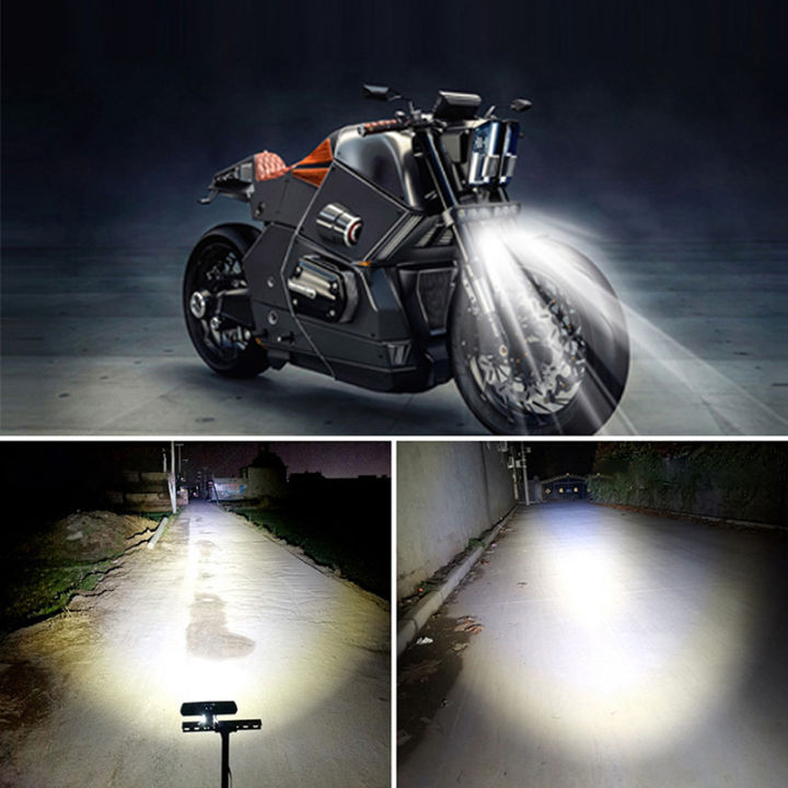 leyoufu-ไฟสปอตไลท์ไฟหน้ารถจักรยานยนต์-led-6ดวงยานพาหนะไฟฟ้าสกู๊ตเตอร์ปรับออโต้ไซเคิล