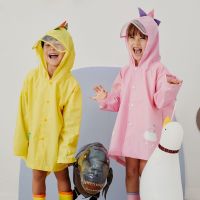 2022 New Kindergarten Childrens Full Body Poncho Dinosaur Child Rain Suit Boys Cape Poncho Childrens Cloak Raincoat For Girls