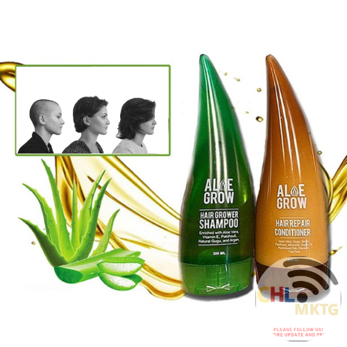 Aloe Grow Shampoo and Conditioner Duo | Hair Growing and Hair Repair ...