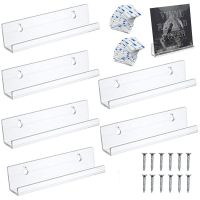 Multi-layer Acrylic Record Display Stand Wall Mounted Transparent Holder Shelf LP Record Album Storage Rack Organizer